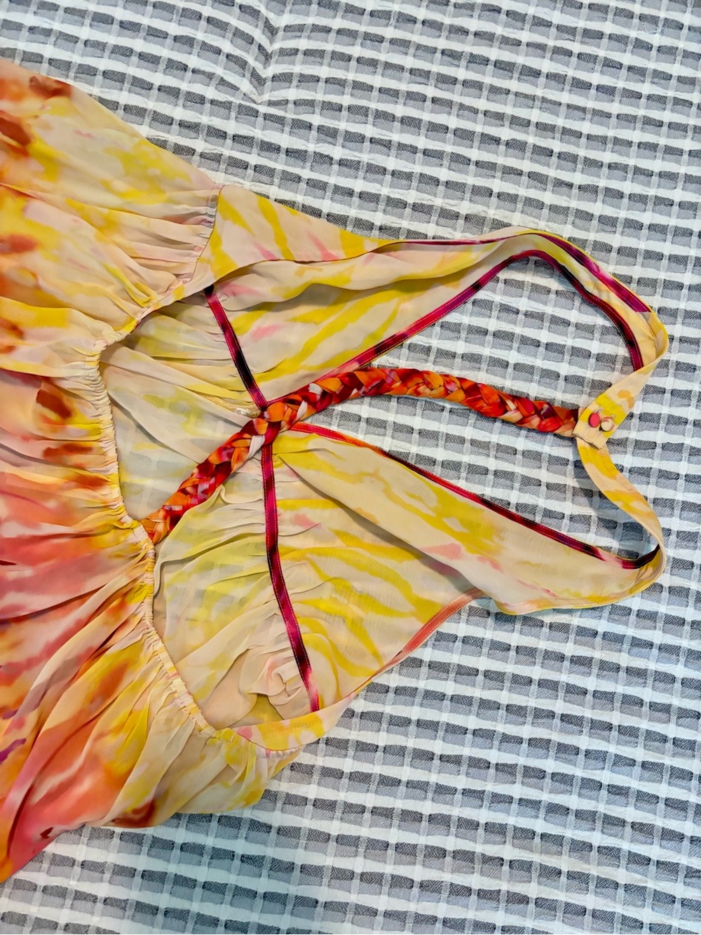 Anthropologie Halter Tie-Dye Maxi Dress swim cover-up - Picture 6 of 8